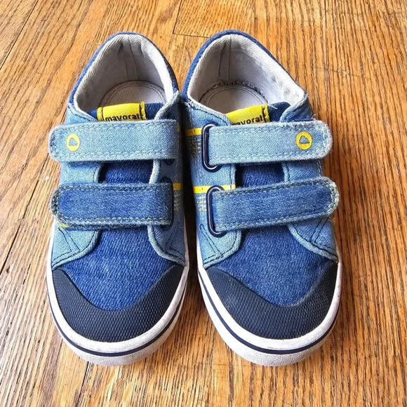 Mayoral jean sneakers boys size 23/ US 8T - Picture 2 of 6